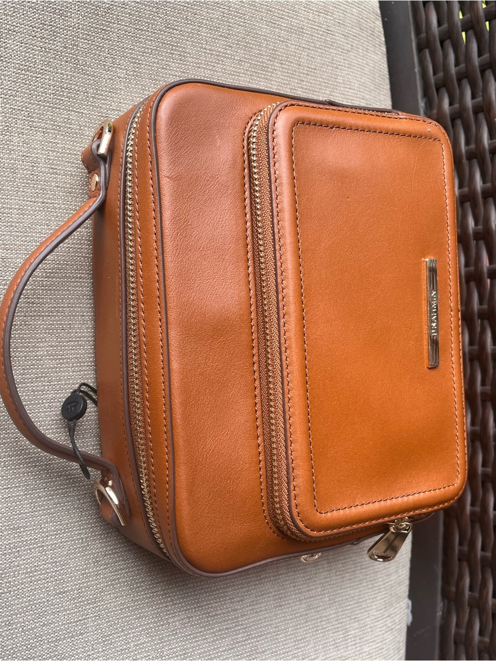 NWT BRAHMIN TORI in SADDLE HEROICA Smooth Leather Crossbody - Picture 4 of 14